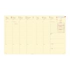Wochenkalender mit Tagen von Montag, 31. Dezember bis Sonntag, 6. Januar, vertikal angeordnet, mit Platz für Notizen.
