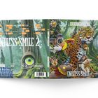 "ENDLESS SMILE 2" zeigt lebendige Tiere mit auffälligen Mustern im Dschungel, ein Auge in einem Baum und den Namen "DEGIHEUGI".