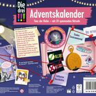 Adventskalender: "Tanz der Diebe" mit 24 Rätseln, u.a. Alibi-Sticker, Uhr, Kristallkugel. Detektivgeschichte mit Kim, Franzi, Marie.