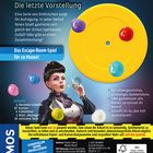 "EXIT DAS SPIEL - Die letzte Vorstellung. Eine Serie von Einbrüchen sorgt für Aufregung. Zufall oder Zusammenhang?" Eine Frau mit Blasen.