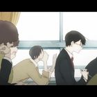 Illustration von Schülern im Klassenzimmer, alle nachdenklich und beschäftigt, vor einem großen Fenster.