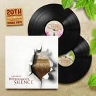 20th Anniversary Version, Sylvan's Posthumous Silence, Double Vinyl. Schwarze Schallplatten und ein aufgerissenes Papierdesign.