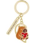 Schlüsselanhänger mit Text: "Ich hab Dich soooo lieb!" und einem lächelnden Biber, der ein rotes Herz hält.