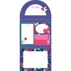 "Notes" und "TO DO". Bunte, florale Illustration mit strukturierten Bereichen für Notizen und Listen.