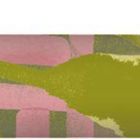 Ein Stift mit goldener Spitze und Clip; Muster in Olivgrün und Rosa; Text „COP“ sichtbar auf einem Ring.