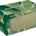 "Klebebandabroller" in Gold auf grün gemustertem Hintergrund. Logo: Coppenrath.