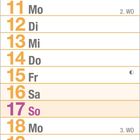 Kalender für Januar 2027. Feiertage: Neujahr, Berchtoldstag CH, Heilige Drei Könige DE/AT/CH. Wochen sind nummeriert.