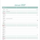 Kalender Januar 2027, einschließlich Neujahr am 1. und Heilige Drei Könige am 6. für DE/AT/CH.