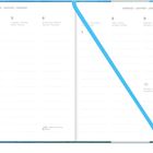 „Januar“ in vier Sprachen. Kalenderseite mit Daten und Wochentagen, Montag bis Sonntag, 4. bis 10. Januar.