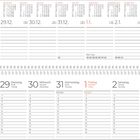 Ein Kalender zeigt die Woche vom 28.12.2027 bis 3.1.2028, inklusive Feiertagen Silvester und Neujahr. Oben kleine Monatsübersichten.