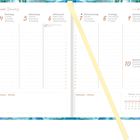 Termine von 4. bis 10. Januar, Montag bis Sonntag, in Deutsch, Englisch, Französisch, Italienisch. Kalender mit Notizbereich.