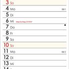 Kalender Januar 2027. Neujahr am 1., Berchtoldstag am 2., Heilige Drei Könige am 6. oben Boot im Schnee.