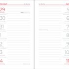 Kalenderseite, Daten 29. März bis 11. April, Ostermontag und Weltgesundheitstag markiert. Sonntag rot hervorgehoben.