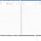 Aufgeschlagener Kalender mit Datum 1.–2. Januar. Enthält Linien zum Schreiben, Wochenübersicht und Feiertagsmarkierungen.