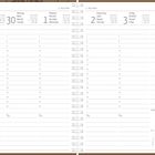 Kalender für Juni/Juli, Woche 27. Montag, 29. Juni bis Sonntag, 5. Juli. Termine und Notizen aufgelistet.