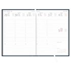 Eine Kalender-Doppelseite mit Daten von Montag, 29. Juni, bis Sonntag, 5. Juli. Sonntag, 5. Juli, ist rot markiert.