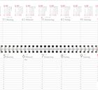 Oben: Januar 2027 Kalender. Unten: Wochenübersicht 4.1. bis 10.1., Tage in kleiner Schrift, mit Wochentagen.