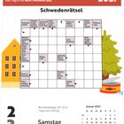 „DENKSPORT das tägliche RENTNERRÄTSEL“, Titel „Schwedenrätsel“, Kalenderblatt 23. Januar 2027.