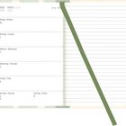 März 2025 Kalenderseite mit Wochentagen auf Deutsch und Englisch: Montag, Dienstag, Mittwoch, Donnerstag, Freitag, Samstag, Sonntag.