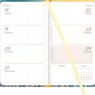 Kalender mit Datum vom 18. bis 24. Januar als Wochenübersicht. Notizbereich und kleines Monatskalenderfeld unten.