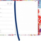 Kalender Eintragungen für Februar: Rosenmontag am 8., Faschingsdienstag 9., Aschermittwoch 10., Valentinstag 14. Buntes Muster.