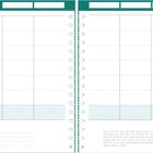 Planer mit Wochentagen Montag 11 bis Sonntag 17. Januar, Notizfeld und Text über „Auslegungssache“ unten rechts.
