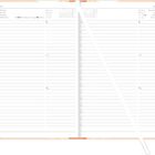 Kalender zeigt 6. Januar, Mittwoch, und 7. Januar, Donnerstag, mit Platz für Notizen, Mondphasen und Feiertage.