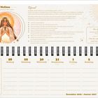 "Melissa ist die griechische Bienengöttin." Ritualbeschreibung neben einer Illustration von Melissa mit Bienenmotiv. Kalender für Ende Dez. 2026 bis Anfang Jan. 2027.