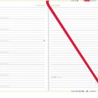 Kalenderseite für Juli, Woche 28. Tage von Montag, 12. bis Sonntag, 18. Juli. Diagonal roter Strich rechts.