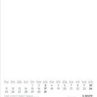 Unten sind die Wochentage auf Deutsch, Französisch, Italienisch und Niederländisch aufgeführt, es ist ein Kalenderblatt.