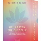 "Heilkarten für die Seele", 48 Impulse. Sanfte Farben, Lotusmotiv, Ruediger Dahlke, Irisiana-Verlag.