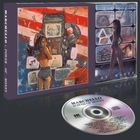 "Marchello - Power of Money" als Text. Cover zeigt eine Frau vor einem muskulösen Arm und Geldsymbolen. CD daneben.