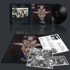 Text: "Protector", "Misanthropy". 
Vinyl mit düsterem Cover: ein Kreuz und ein Totenkopf. Beiliegend sind Textblätter und Bandfoto.