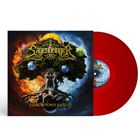 „Sagenbringer“, „Zwischen den Welten“. Fantastischer Baum, flammende und frostige Elemente, rotes Vinyl.