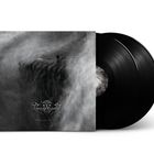 Schwarz-weiße Illustration: Person auf nebelverhülltem Abgrund. Text: "Imperium Dekadenz - Procella Vadens". Schallplatten sichtbar.