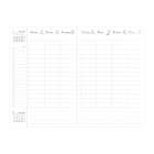 Kalender für Januar und Februar 2027. Tage sind nummeriert, Wochen beginnen montags. Platz für Notizen und Aufgaben.