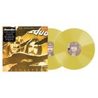 Zwei gelbe Schallplatten und ein Albumcover mit „Live at Glasgow Apollo 22 Oct 1976“, dazu Gesichter zweier Männer.