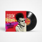 Albumcover "ESKEW REEDER - THE MAGNIFICENT ESQUERITA!". Es zeigt eine Person mit Sonnenbrille auf rotem Hintergrund.