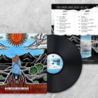 "ALL IN", "The Lower Angel Band", Trackliste. Illustration: Frau vor Bergen, Sonne, Engel in Wolken. Schallplatte sichtbar.