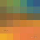 Text: „A Certain Ratio“, „The Joy of Sextet“. Bunte Quadrate in Grün-, Blau-, Braun- und Orangetönen.