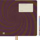 Text: "In case of loss, please return to:" und "As a reward: $". 
Illustration: Spirale in Lila und Braun und Mädchen mit Schmetterlingen.