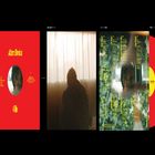 "4 life" und "Adam Ørvad" in gelb auf rotem Hintergrund, Bild einer Person im Schatten vor einem Fenster und eine Spiegelung.