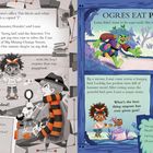 Seite 6: "Have YOU ever solved a mystery?"  
Seite 7: "OGRES EAT PEOPLE!"  
Illustrationen: Ein Mädchen in einer Detektivgeschichte. Ein Monster jagt sie.