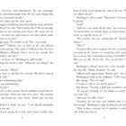 Texte: Dialog über den Eintritt in ein Haus, Vorstellung von Valkyrie Cain und Skulduggery Pleasant, Gespräch über Freundlichkeit.