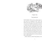 "Chapter One: The Johnsons" beschreibt Harriet. Illustration zeigt ein Mädchen allein am Flussufer.