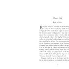 Kapitel Eins: Weiter Weg. Alltäglicher Stolz und Freude Margarets im Theater. Geschichte einer Zirkustent. Seite 1.