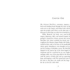 Kapitel Eins, Text beschreibt eine Tierklinik-Szene mit Mr. Andrew MacDhui, einem Tierarzt, und Personen im Wartezimmer.