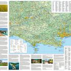 DORSET Pocket Map. Karte von Dorset, England, mit Städten, Straßen und Index. Informationen zu Sehenswürdigkeiten links.