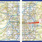 Karte mit Zahlenraster, Straßennamen und Ortsbezeichnungen. Roter Text: "LARGE SCALE 4 5 CITY CENTRE".