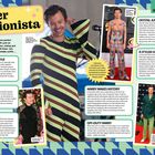 "Mister Fashionista", "The Start of His Style", "Teenage Kicks", "The 2019 Met Gala", "CRYSTAL JUMPSUIT", "HARRY MAKES HISTORY". Eine bunte Collage modebewusster Fotos.